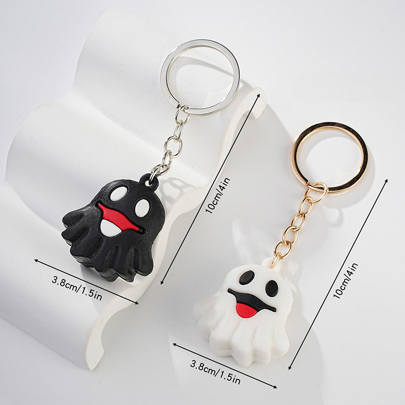 Wholesale Metal Halloween Cartoon Ghost Key Chain
